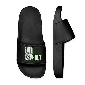 No Asphalt Pure Escape - Frauen Badelatschen - Schwarz - Vorne