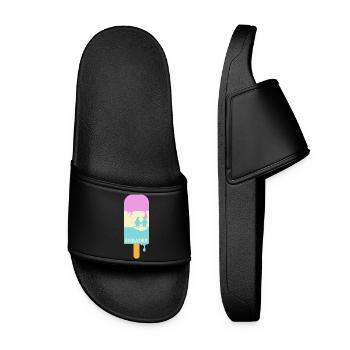 Bathing Healthcare Winter Baths Bathing Penguin - Women’s Pool Sliders - black - Front