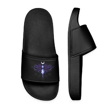 Déesse des neiges flocon de neige - Claquettes Femme - noir - Devant