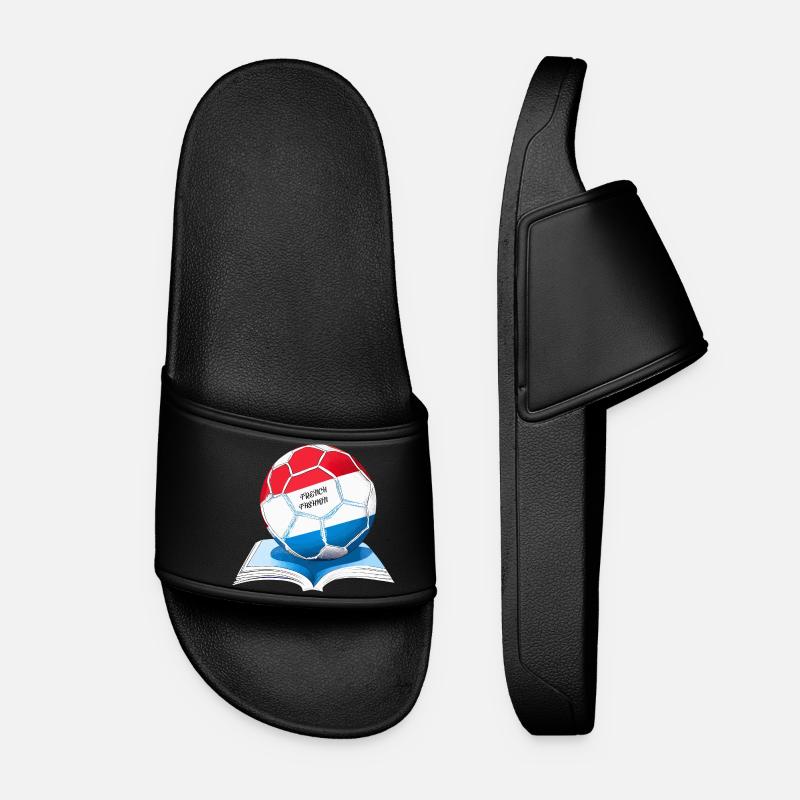 French fashion in a modern design - Women’s Pool Sliders - black