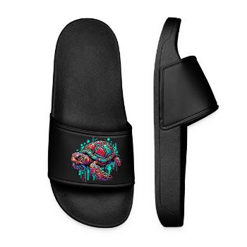 Tortue - Claquettes Femme - noir - Devant
