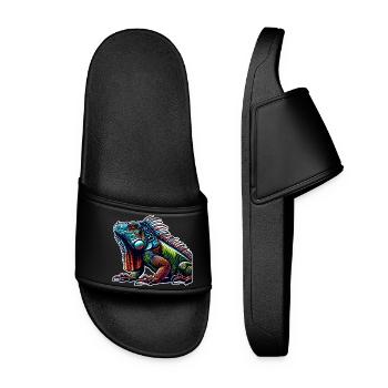 Iguana - Women’s Pool Sliders - black - Front