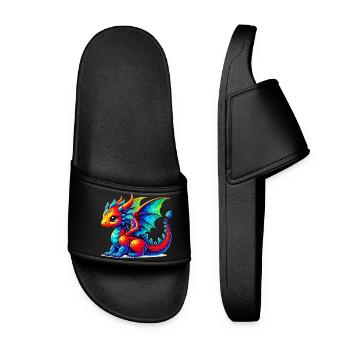 Dragon - Claquettes Femme - noir - Devant