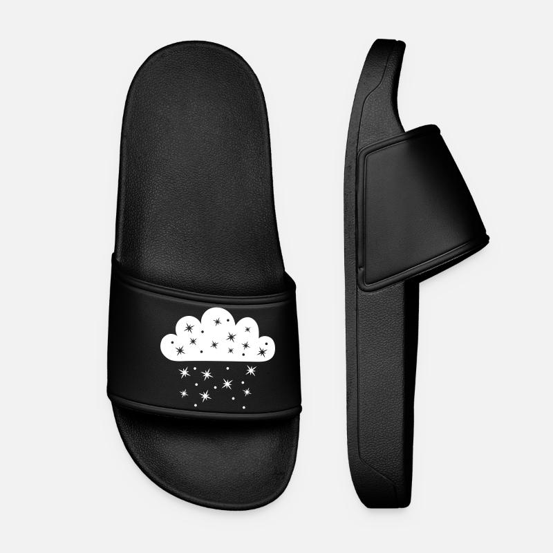 Cloud Starfall - Women’s Pool Sliders - black