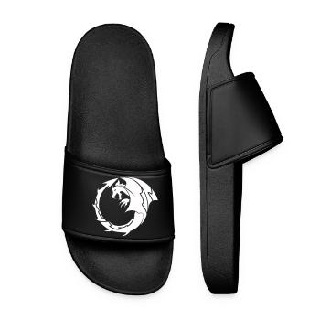 dragon - Frauen Badelatschen - Schwarz - Vorne