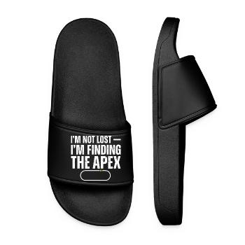 Ne te perds pas, trouve le sommet - Claquettes Femme - noir - Devant