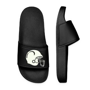 Casque de football américain - Claquettes Femme - noir - Devant