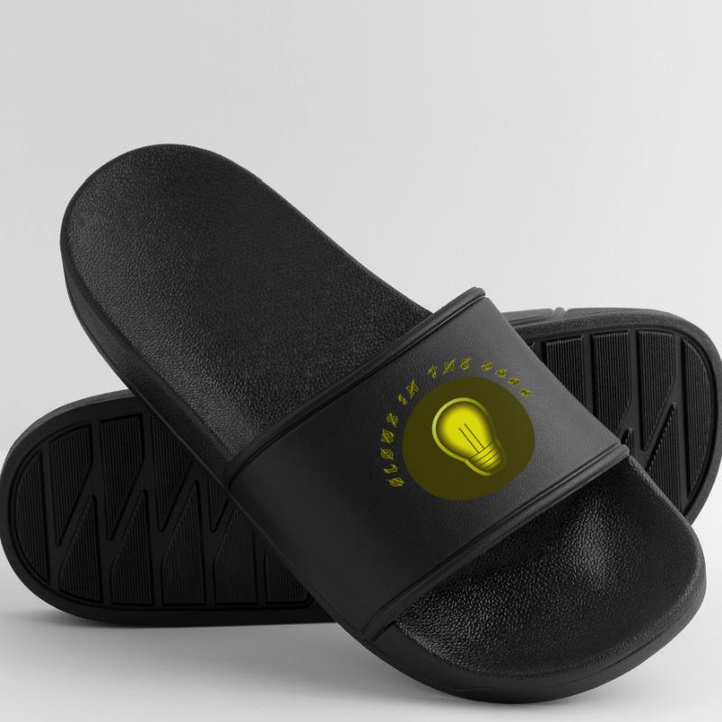 glows in the dark electro current problem Women’s Pool Sliders