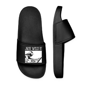 Just Weld It - Women’s Pool Sliders - black - Front