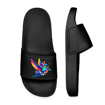Kolibri - Frauen Badelatschen - Schwarz - Vorne