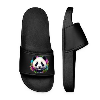 Panda - Claquettes Femme - noir - Devant