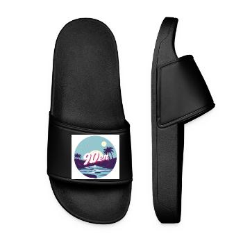 Été des années 90 - Claquettes Femme - noir - Devant