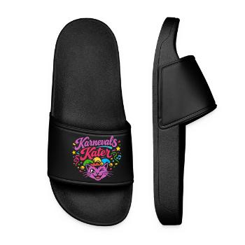 Costume de carnaval de chat - Claquettes Femme - noir - Devant