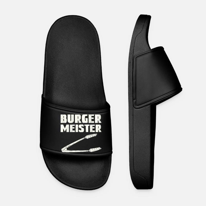 Burger Meister - Frauen Badelatschen - Schwarz