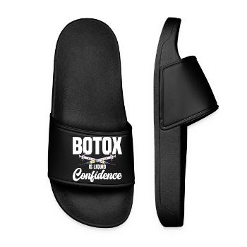  Cosmetic Nurse Botox is liquid confidence - Women’s Pool Sliders - black - Front