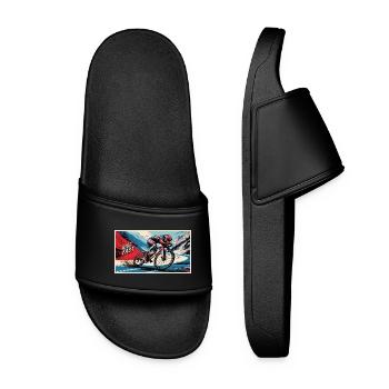 Bicycle - Women’s Pool Sliders - black - Front