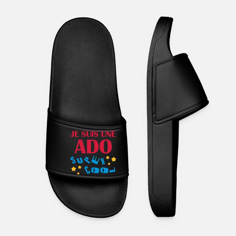 Ado - Adolescent - Adolescente - Famille - Jeune - Women’s Pool Sliders - black
