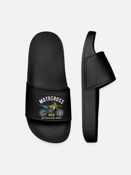 Motocross racer! - Women’s Pool Sliders - black
