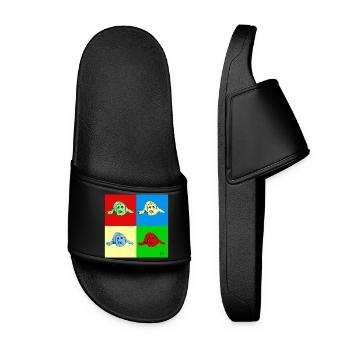 Labrador - Women’s Pool Sliders - black - Front