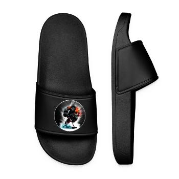 Hockey sur glace - Claquettes Femme - noir - Devant