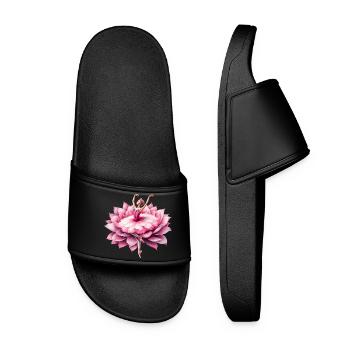 Danseuse de ballet avec tutu - Claquettes Femme - noir - Devant