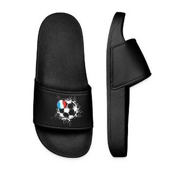Joueur de l’équipe de football France Ball Blast Fan - Claquettes Femme - noir - Devant