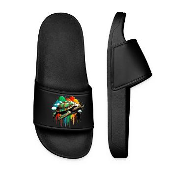 Turtle - Women’s Pool Sliders - black - Front