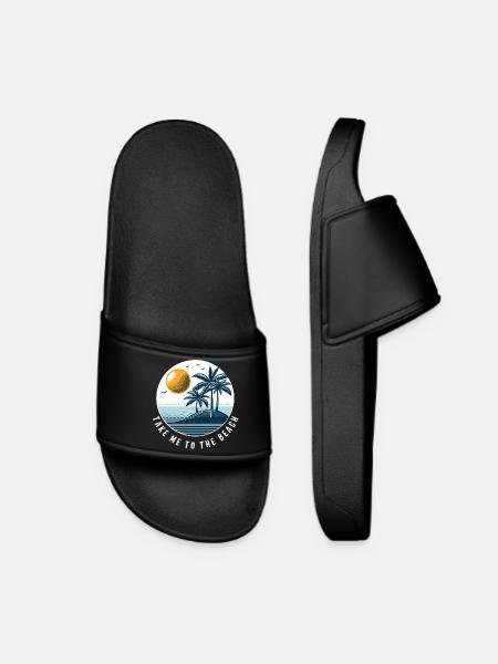 Take me to the Beach - Women’s Pool Sliders - black