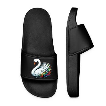 Swan - Women’s Pool Sliders - black - Front