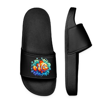 Poisson-clown - Claquettes Femme - noir - Devant