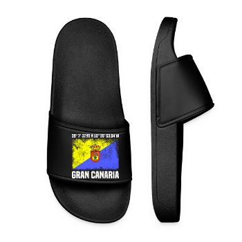 Inseltrip Gran Canaria - Frauen Badelatschen - Schwarz - Vorne