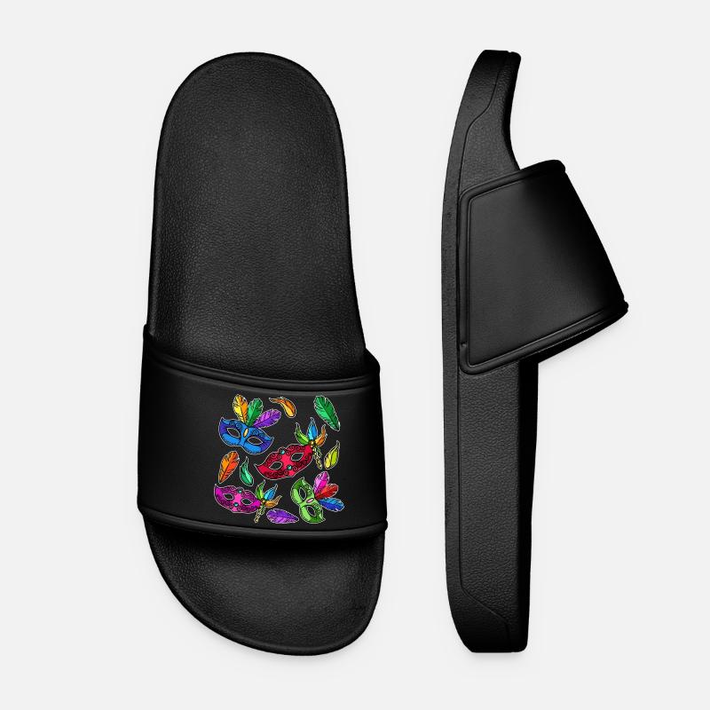 Costumes carnaval carnaval de carnaval - Claquettes Femme - noir