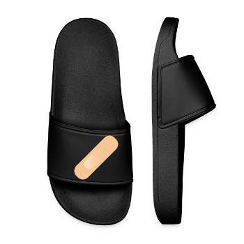 simple sticking plaster as a design element - Women’s Pool Sliders - black - Front
