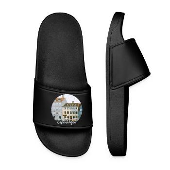 Copenhagen Harbour Flair Townhouses - Women’s Pool Sliders - black - Front