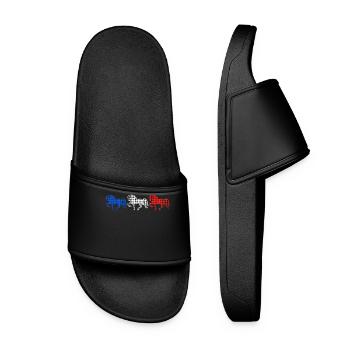 Icelandic Horses Stallion Horses Horse Fan Gallop - Women’s Pool Sliders - black - Front