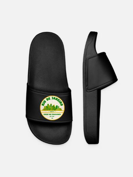 Rio de Janeiro City Logo 1565 - Women’s Pool Sliders - black