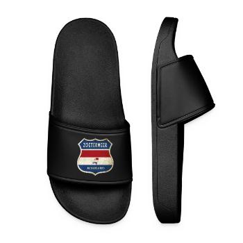 Design du blason de Zoetermeer, Pays-Bas - Claquettes Femme - noir - Devant