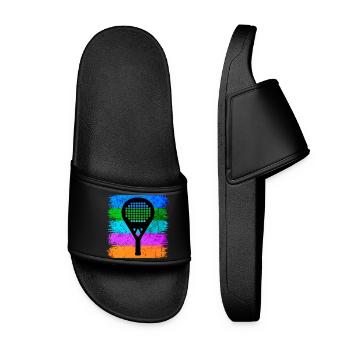 Padel Sport Racket Leisure Padel Game Fans - Women’s Pool Sliders - black - Front