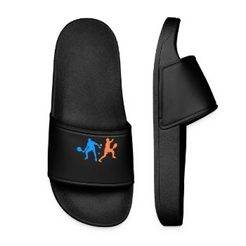 Padel Team Training Player Padel Padel Game Sports - Claquettes Femme - noir - Devant