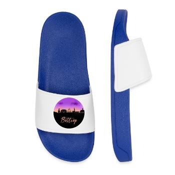Bottrop Fine Skyline - Claquettes Femme - bleu roi - Devant