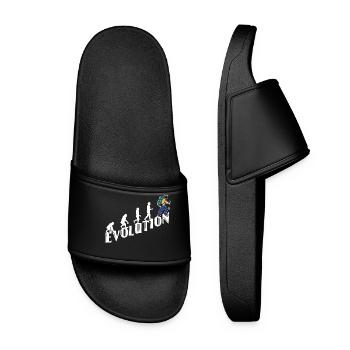 Evolution Wanderer Hiking Hike Mountain Hike - Women’s Pool Sliders - black - Front