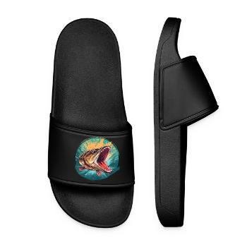 Pike - Women’s Pool Sliders - black - Front