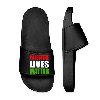 Palestine lives matter - Claquettes Femme - noir - Devant
