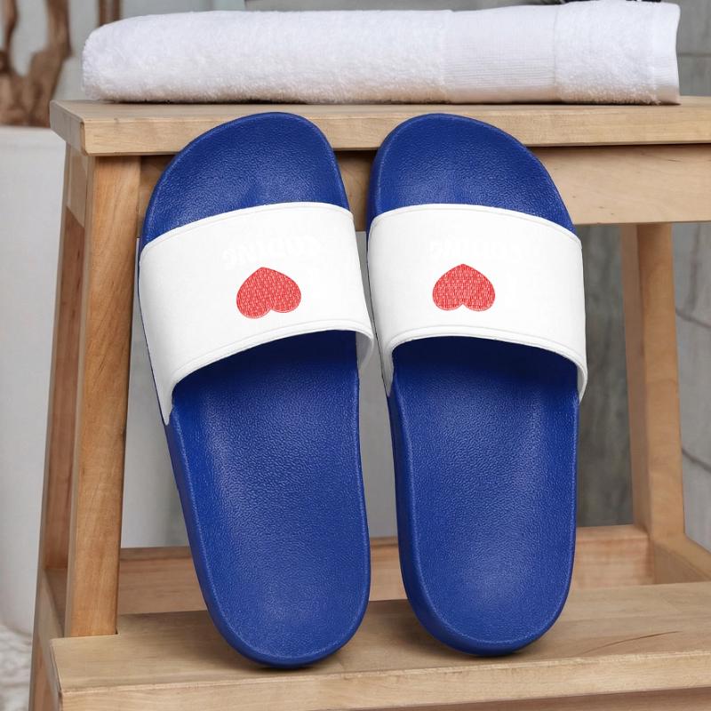 Développeur Heart Coding Statement Programmeur Claquettes Femme