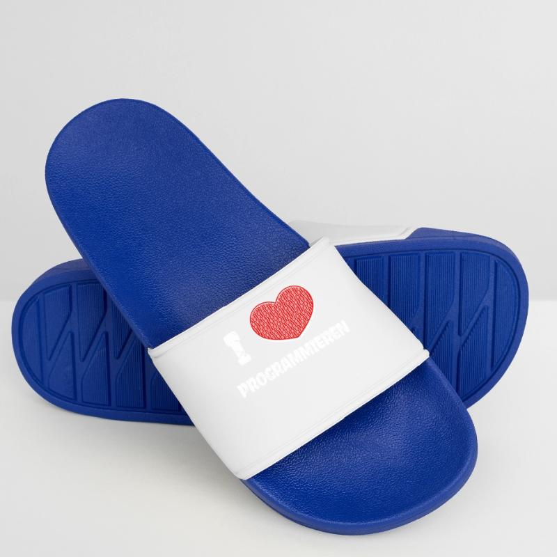 Developer Herz Programmierer Statement Informatik Frauen Badelatschen