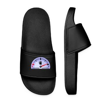 Gas Station Refueling Electric Energy Drive - Women’s Pool Sliders - black - Front