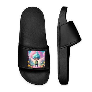 Goblin in the Fairytale Forest - Women’s Pool Sliders - black - Front