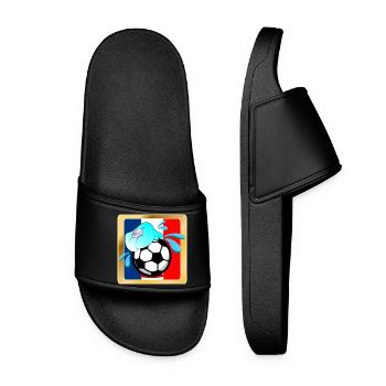 France Été Football - Claquettes Femme - noir - Devant