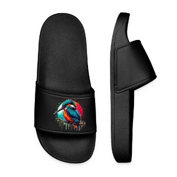 Martin-pêcheur - Claquettes Femme - noir - Devant