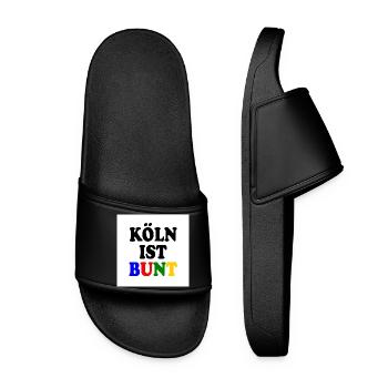 Cologne is colourful - Women’s Pool Sliders - black - Front